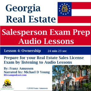 Georgia Real Estate Sales Exam Audio Lesson