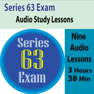 Series 63 Exam Audio Lessons